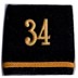 Bild von Leutnant Rangabzeichen 34 Schulterpatten. Preis gilt für 1 Stück 