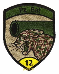 Bild von Pz Bat Panzer-Bataillon 12 gelb mit Klett