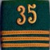 Bild von Hauptmann Rangabzeichen Batten Infanterie 35. Preis gilt für 1 Stück 