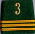 Bild von Hauptmann Gradabzeichen Patten Infanterie 3. Preis gilt für 1 Stück 