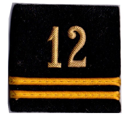 Bild von Oberleutnant 12 Rangabzeichen Schulterpatten. Preis gilt für 1 Stück 