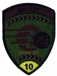 Bild von Art Abt 10 Artillerie Abteilung 10 gelb Armee Badge mit Klett