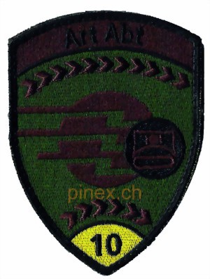 Image de Art Abt 10 Artillerie Abteilung 10 gelb Armee Badge mit Klett