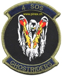 Bild von 4th SOS Special Operations Squadron Ghostriders Abzeichen