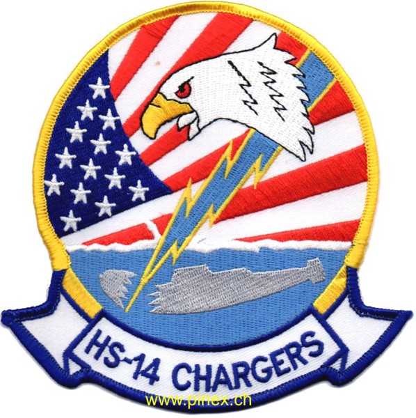 Bild von HS-14 Chargers Anti U-Boot Helicopter Squadron Abzeichen