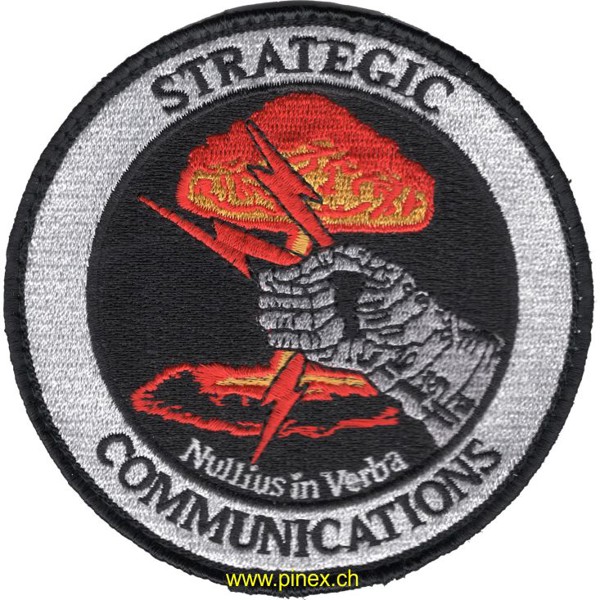 Bild von Strategic Communications Patch Nullius in Verba Abzeichen