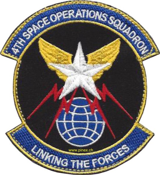 Bild von 4th Space Operations Squadron Linging the Forces Abzeichen