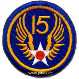 Bild von 15th Air Force Schulterabzeichen WW2 Abzeichen