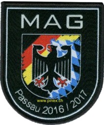 Bild von MAG Bundespolizei 2016 2017 Abzeichen gewoben mit Klett
