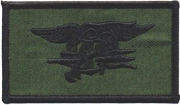 Bild von US Navy Seal Team Patch Abzeichen grün 