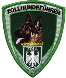 Immagine di Zollhundeführer Abzeichen Deutscher Grenzschutz 