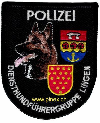 Bild von Polizei Niedersachsen Diensthundführergruppe Lingen 80mm Abzeichen