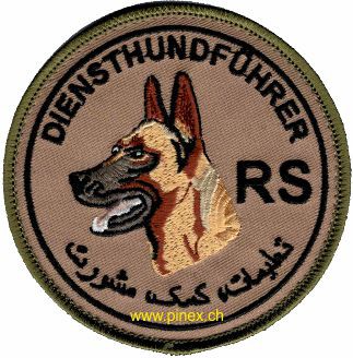 Bild von Diensthundführer Abzeichen Deutsche Bundeswehr Afghanistan Mission tarn