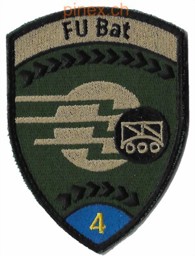 Bild von FU Bat 4 Führungsunterstützungs Bataillon blau mit Klett