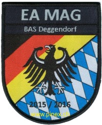 Bild von EA MAG Bundespolizei BAS Deggendorf 2015 2016 Abzeichen gewoben mit Klett