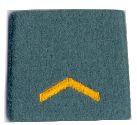 Bild von Korporal Rangabzeichen Schulterpatte Versorgungstruppen. Preis gilt für 1 Stück 