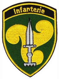 Bild von Infanterie Badge Dolch ohne Klett Armee 21