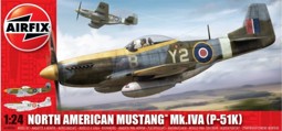 Bild von North American Mustang MK IVA P-51K Modellbausatz Airfix Massstab 1:24