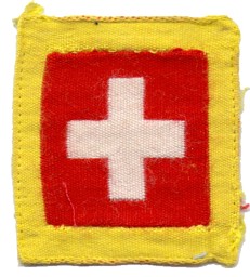 Bild von Schweizerkreuz komplett gewoben Schweizer Armee