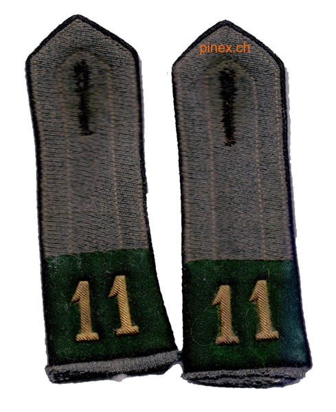 Bild von Schulterklappen Infanterie 11, Preis gilt für ein Paar