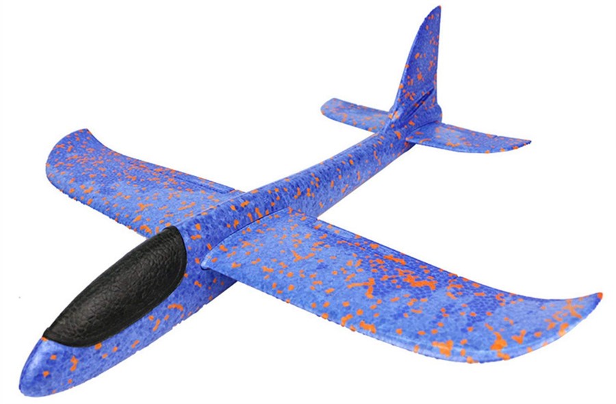 Schaum Flugzeug LED Light Manual Werfen Flugzeuge Styropor Geschenk für Kinder BSTEle Segelflugzeug