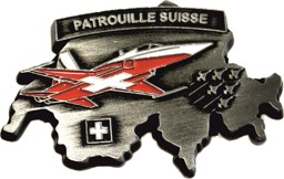 Bild von Patrouille Suisse Magnet, Metall 50mm