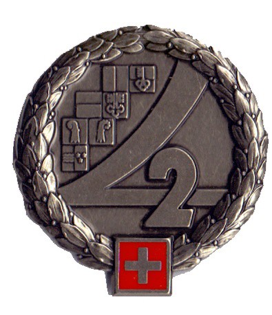 Bild von Territorial Region 2 Béret Emblem Schweizer Militär