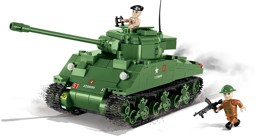 Bild von Sherman Firefly Panzer British Army WWII Baustein Set Cobi 2515
