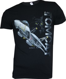 Bild von F-14 Tomcat Skywear T-Shirt schwarz 