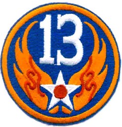 Bild von 13th Air Force Schulterabzeichen WWII Patch Abzeichen