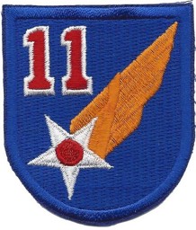 Bild von 11th Air Force Schulterabzeichen WWII Patch Abzeichen