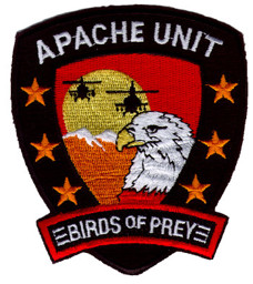 Bild von Apache Helikopter Abzeichen Birds of Prey