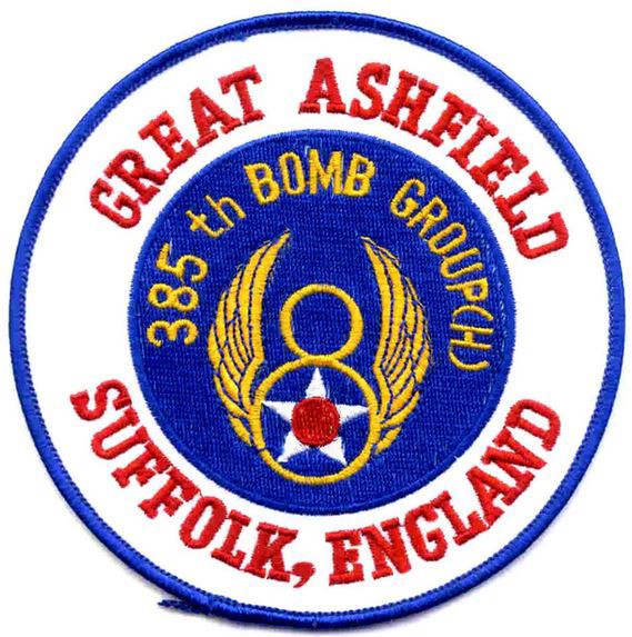 Image de 385th Bombardement Group WWII Europa Abzeichen US Air Force Great Ashfield Suffolk England