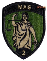 Bild von MAG 2 mit Klett Militärbadge