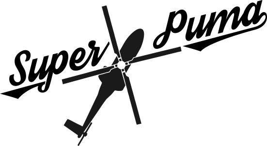Image de Super Puma Schriftzug Autoaufkleber