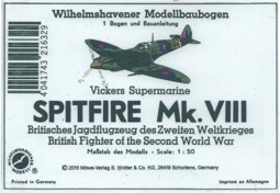 Bild von Spitfire Mk. 8 Modellbaubogen (Karton)