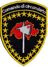 Bild von Commando di circondario Badge ohne Klett Armee 21