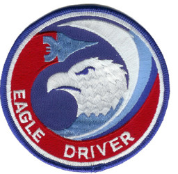 Bild von Stoffaufnäher F15 Eagle Driver  100mm