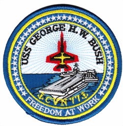 Bild von USS Georg H.W. Bush CVN-77 Abzeichen  