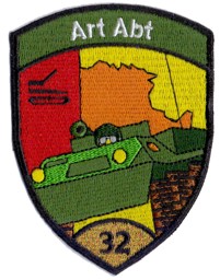 Picture of Artillerie Abteilung 32 Gold Abzeichen ohne Klett 