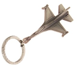 Bild von F-16 Falcon Schlüsselanhänger Silber