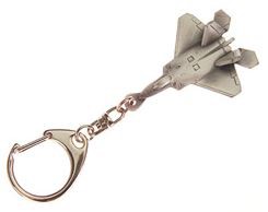 Bild von F-22 Raptor Schlüsselanhänger Silber