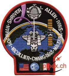 Bild von STS 46 Abzeichen Atlantis Mission mit Claude Nicollier
