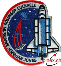 Image de STS 80 Raumfähre Columbia Crew Abzeichen