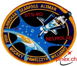 Bild von STS 90 Neurolab Spacelab Mission Space Shuttle Abzeichen 