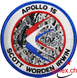 Bild von Apollo 15 Logo Abzeichen Aufnäher    
