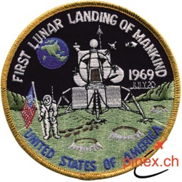 Bild von Jubiläum Mondlandung 1969-2019 Abzeichen Patch