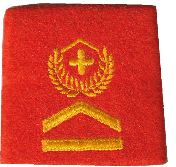 Image de Oberwachtmeister Rangabzeichen Schulterpatte Territorialdienst. Preis gilt für 1 Stück 