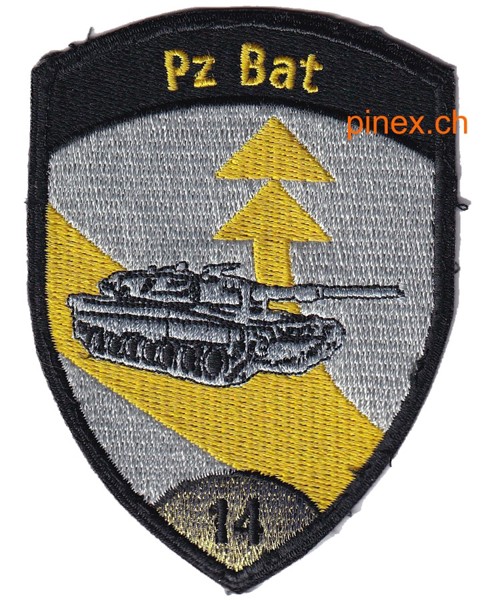 Immagine di Panzer Bataillon 14 Badge gold ohne Klett