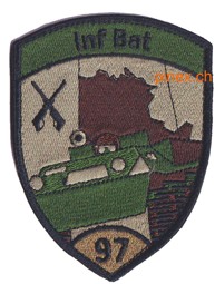 Image de Infanterie Bat 97 gold mit Klett